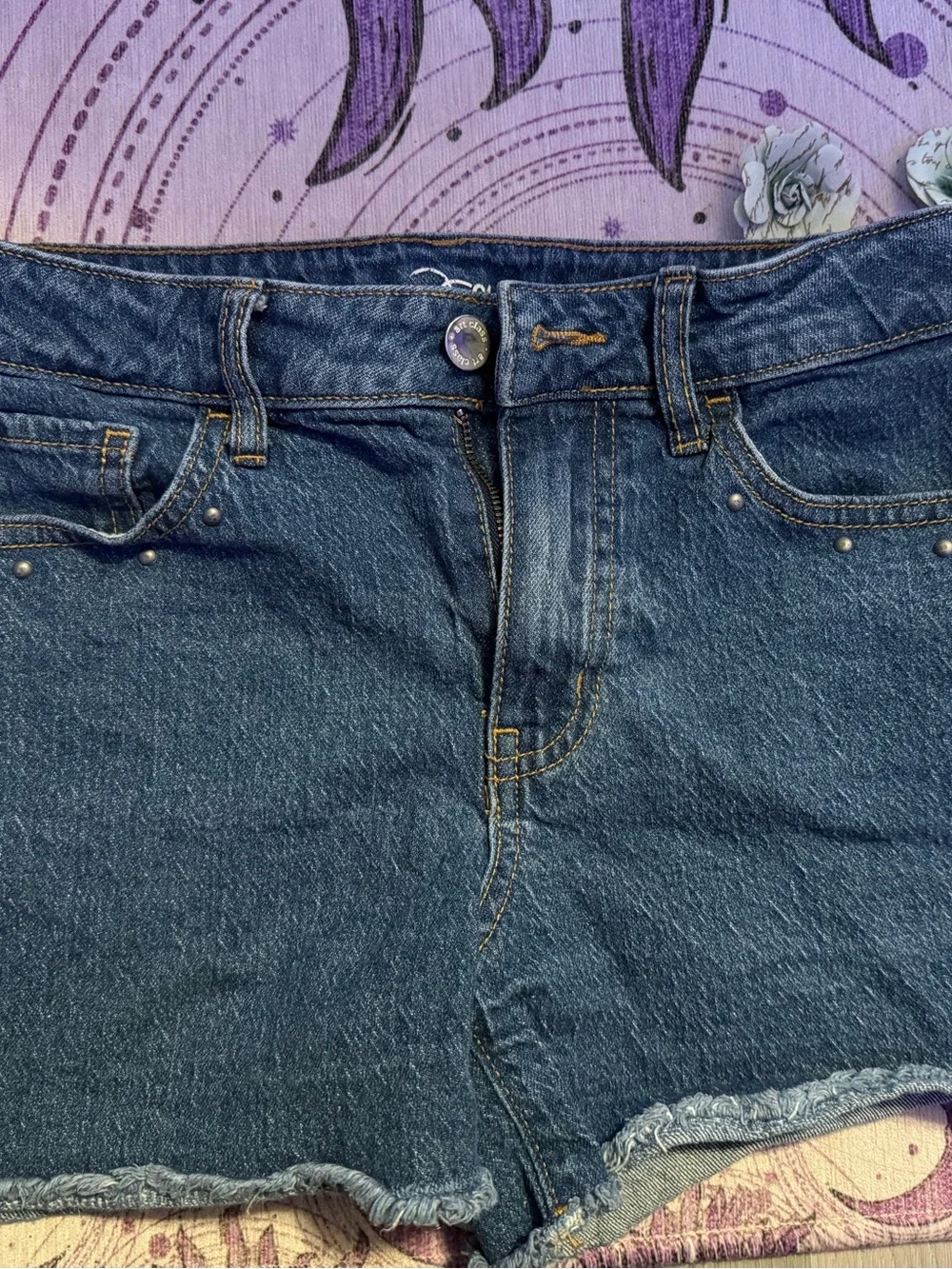 4 Pairs of Girls Denim Shorts size 10-12